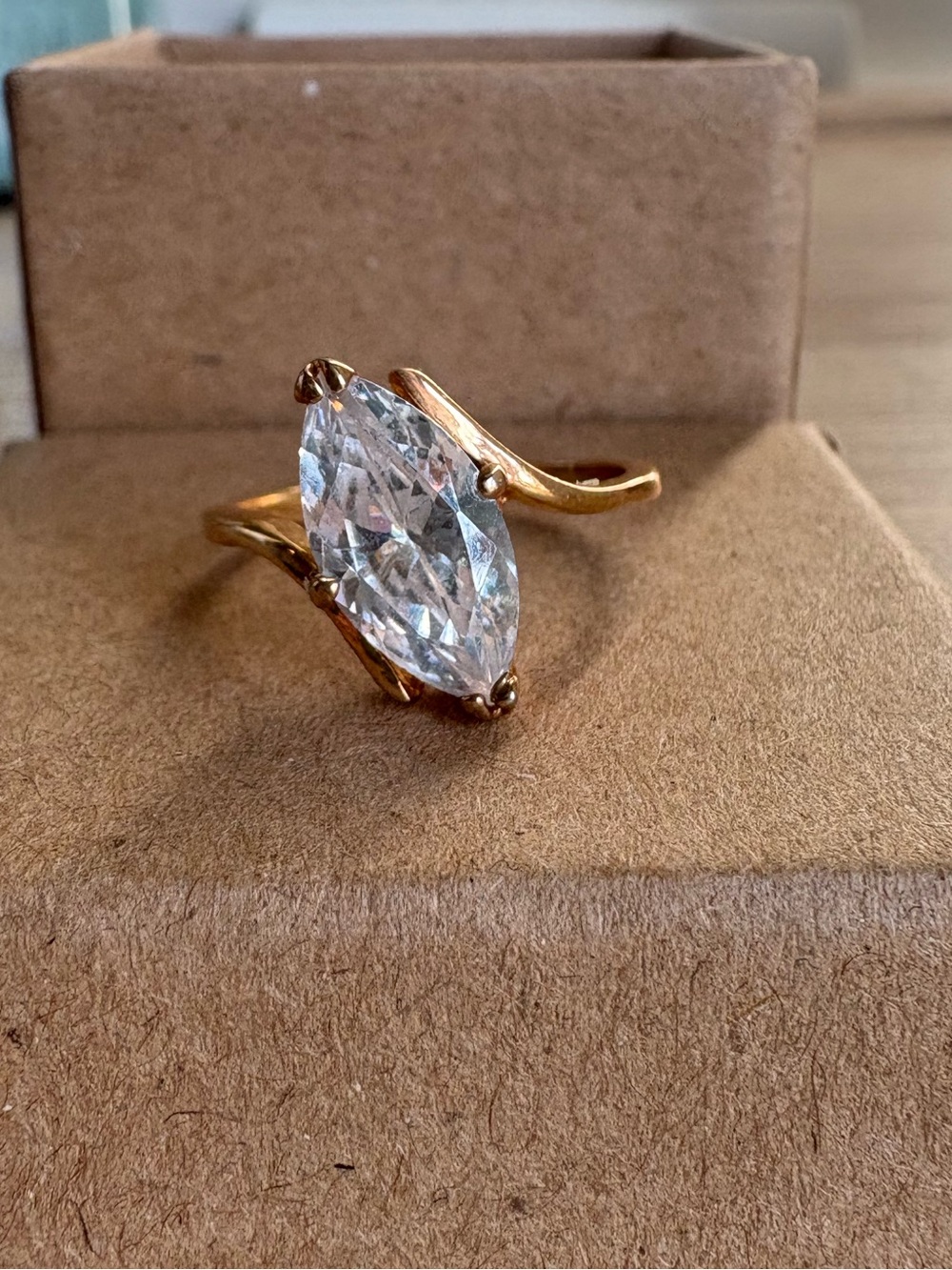 Women’s Marquise Ring - Elegant Clear Stone